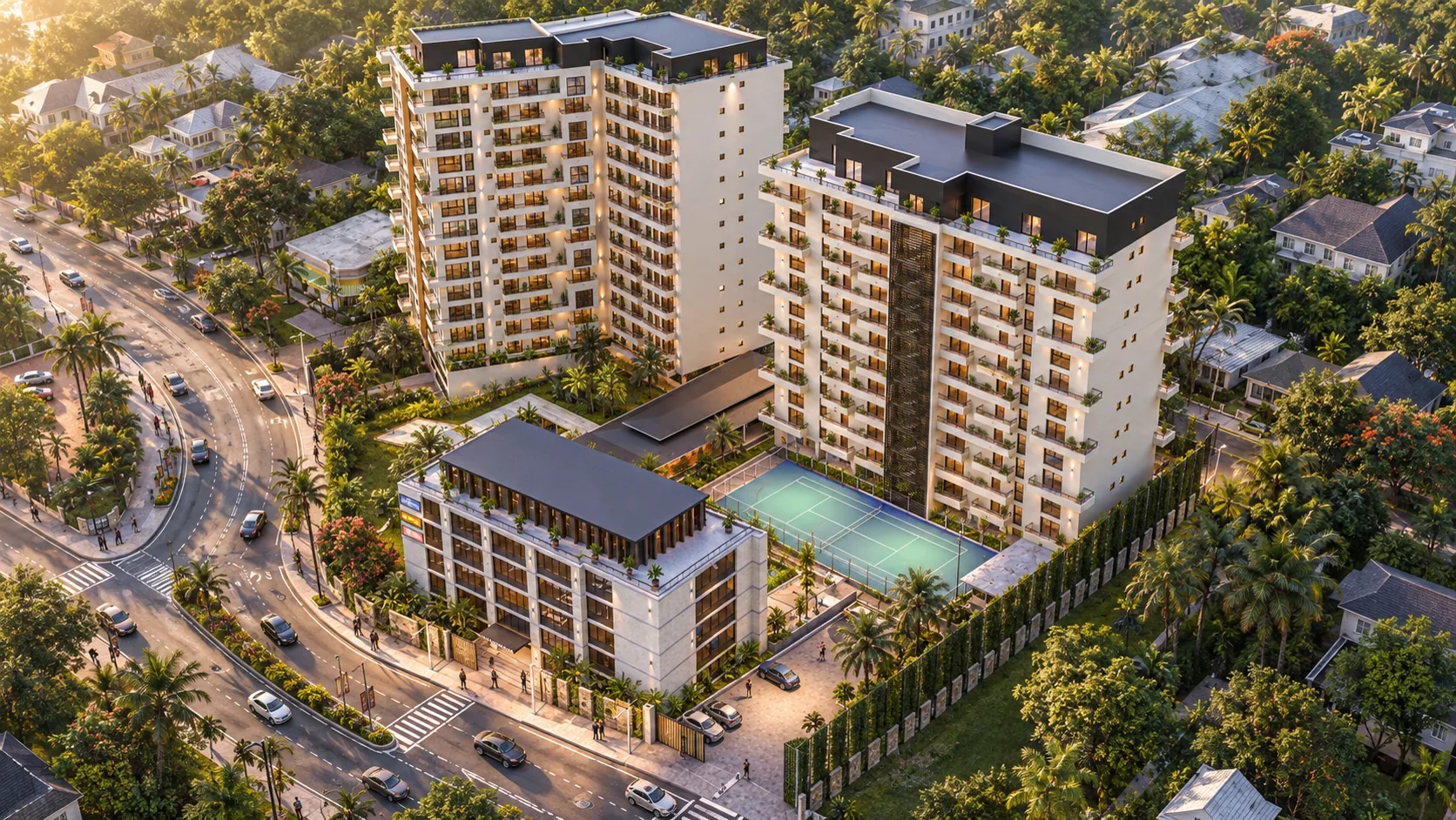 Hill Bottom development in Addis Ababa