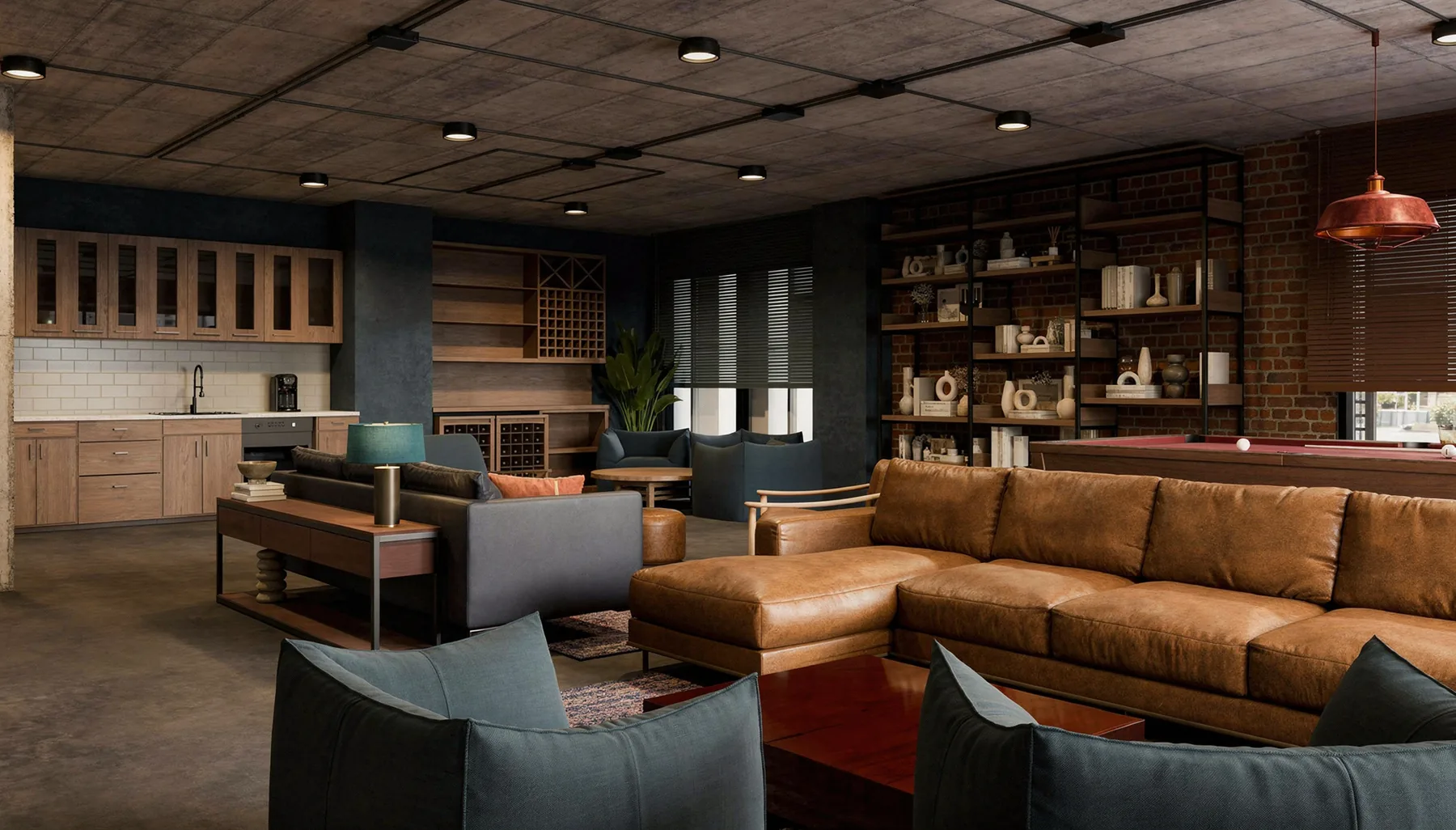 Members lounge and social space